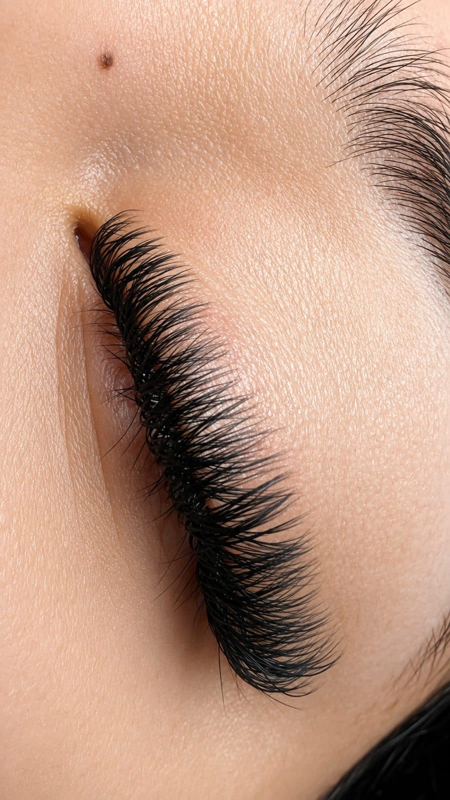 Volume lash set with brow, close-up by 902 Beauty Bar, Dartmouth NS